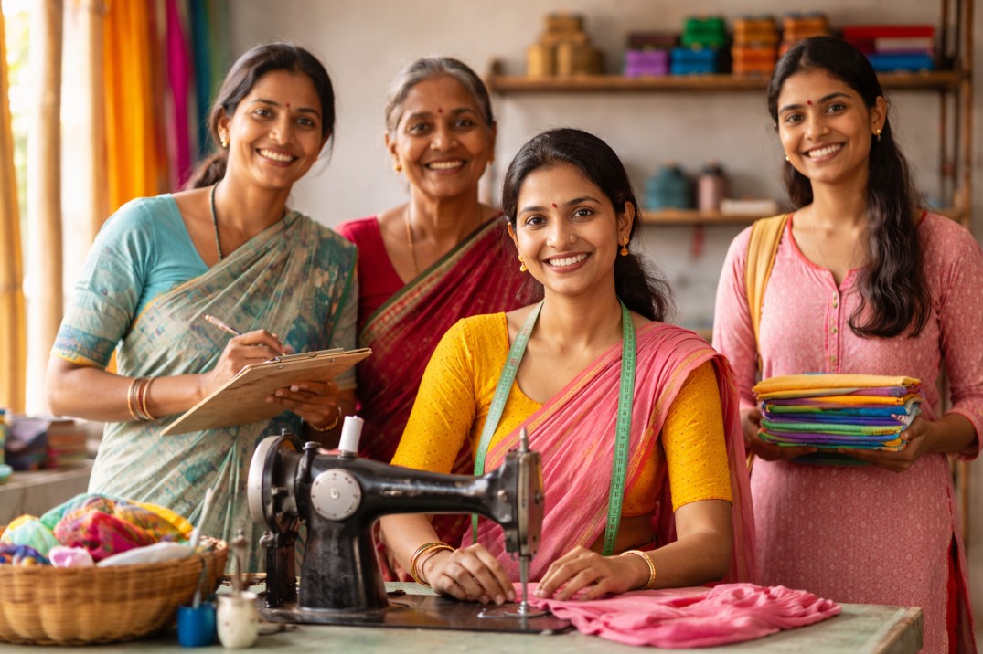 सिलाई-कढ़ाई एवं स्वरोजगार प्रशिक्षण